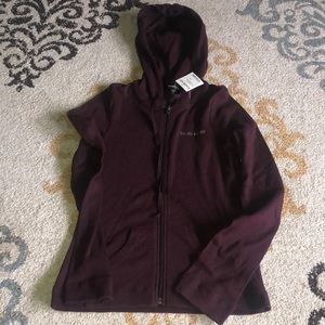 BEBE light zip up sweatshirt